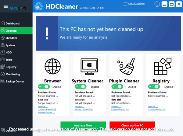 HDCleaner Crack Free